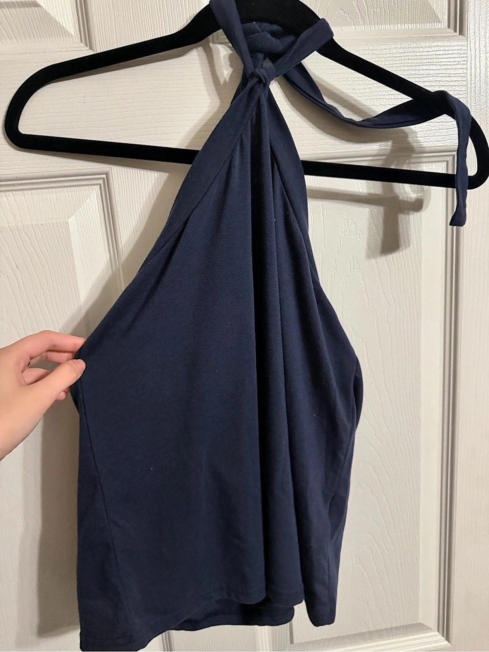 Navy Halter Camisole